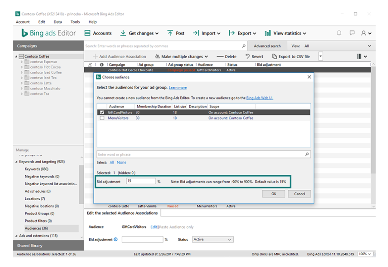 Bing Ads Editor Update