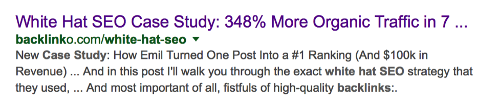 Headlines with numbers